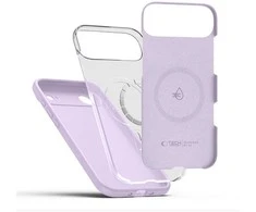 „Tech-Protect“ silikoninis „MagSafe“ dėklas, skirtas „iPhone 17 Air“ – Violetinė