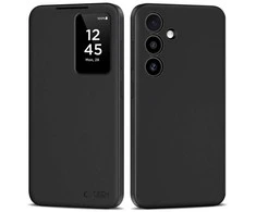 Dėklas Tech Protect „TECH-PRECT“ išmanioji piniginė „GALAXY S25 FE“, matinė juoda