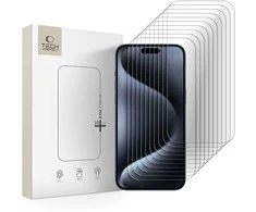 Tech-Protect Tempered Glass Bundle 10-pack for iPhone 15 Pro Max