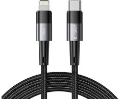 Tech-Protect UltraBoost Lightning / USB-C PD 20W 3A 2m laidas - pilkas