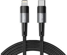 Tech-Protect UltraBoost Lightning / USB-C PD 20W 3A 2m laidas - pilkas