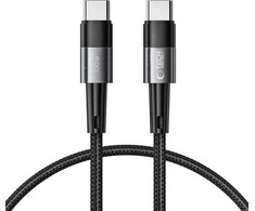 „Tech-Protect UltraBoost USB-C“ / USB-C PD kabelis 100W 5A 0,25m – pilkas
