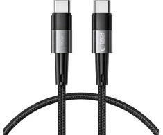 „Tech-Protect UltraBoost USB-C“ / USB-C PD kabelis 100W 5A 0,25m – pilkas