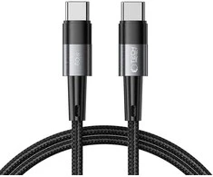 Tech-Protect UltraBoost USB-C / USB-C PD kabelis 60W 3A 1m – pilkas