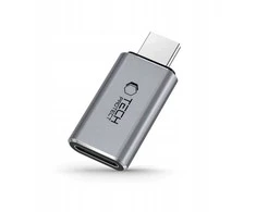 Tech-Protect UltraBoost USB-C (vyriškas) / Lightning (moteriškas) adapteris – pilkas