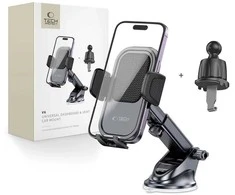 Tech-Protect V6 automobilinio telefono laikiklis kabinai / oro ventiliacijai - juodas