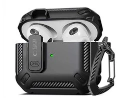 Tech-Protect X-Carbo dėklas, skirtas AirPods Pro 1/2 – juodas