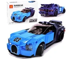 Jokomisiada Technical blocks Sports car Mėlynas 139-pieces + stickers ZA4288