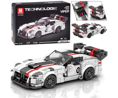 Jokomisiada Techniniai blokeliai Super sportinio automobilio Baltas VIPER spoileris 419 detalių ZA5784