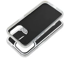 OEM dėklas, skirtas iPhone 16 PRO MAX, meškiuko formos sidabrinis