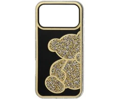 OEM dėklas, skirtas iPhone 17 Pro Max / 18 Pro Max (žemas kameros kraštas) meškiukas auksinis