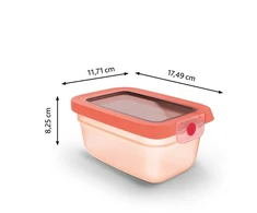 Tefal FOOD BOX 0.75L ONECLICK Oranžinis
