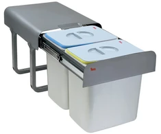 Teka ECO EASY 45 30 L 2 basket(s) Galvanized steel Pilkas