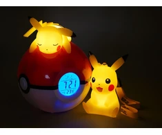 TEKNOFUN TF POKEMON LIGHT-UP ALARM CLOCK &amp; PIKACHU 9CM
