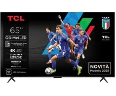 TCL 65C69K televizorius 165,1 cm (65") 4K „Ultra HD“ išmanusis televizorius „Wi-Fi“ metalinis