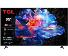 Televizorius TCL 65P69K TV 165.1 cm (65") 4K Ultra HD Smart TV Wi-Fi Juodas