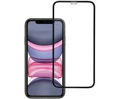 Tempered glass to iPhone XR / 11 (full glue) Blue Star 5D juodas