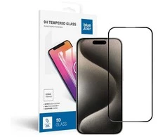Tempered glass to iPhone 15 PRO (full glue) Blue Star 5D juodas