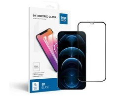 BlueStar Grūdintas stiklas iPhone 12/12 Pro (pilnai klijuojamas) Blue Star 5D juodas