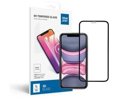Tempered glass to iPhone XR / 11 (full glue) Blue Star 5D juodas