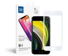 Tempered glass to iPhone 7 / 8 / SE 2020 / SE 2022 (full glue) Blue Star 5D baltas