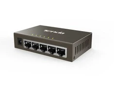 Šakotuvas Tenda TEG1005D tinklo jungiklis Nevaldomas Gigabit Ethernet (10/100/1000) Pilkas