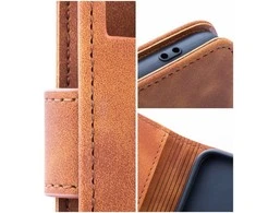 OEM atverčiamas dėklas, skirtas iPhone 11 Tender Book ruda