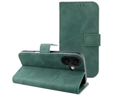 OEM atverčiamas dėklas iPhone 16 Tender Book žalias