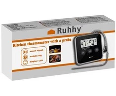 Kitchen thermometer with Ruhhy probe