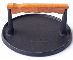 Texas_Club Hamburger patty press Texas Club PRESSCAST. 18x18x9 cm
