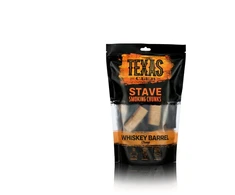Texas_Club WHISKEY BARREL STAVE CHUNKS ~0.4KG