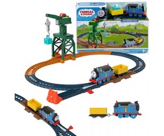Fisher Price Tomas ir Draugai traukinys su varikliu ir kranu Karolek ZA5532