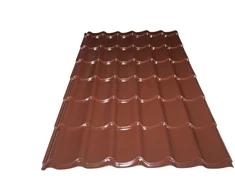 TILE EFFECT ROOF SHEET SAFARI 0.5 MM 118