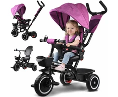 Triratis dviratukas Tiny Bike 3W1 Z Daszkiem