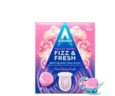 Klozeto valymo tabletės Astonish 8vnt. Peony