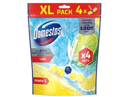 Toilet cleaner-freshener Domestos POWER5 Citrus. 4 pcs