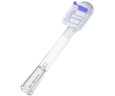 Toothbrush heads Hoco HP64 1x soft 1x hard baltas