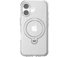 Dėklas Torras Ostand Spin Case, skirtas iPhone 16 Plus (skaidrus)