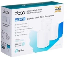 Maršrutizatorius TP-LINK Deco X50 (3 vnt.) AX3000, Baltos spalvos