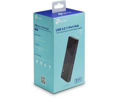 TP-LINK 7 prievadų USB 3.0 šakotuvas, darbalaukio 12 V / 2,5 A maitinimo adapteris komplekte