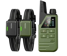 Šunų Dresavimo Antkaklis - Rojeco DOG800 2 Vnt. Žalias