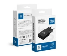 BlueStar Phone charger Blue Star Slim GaN 2 x USB C QC4.0 PD 3A 30W TFK-SC-30WCC juodas