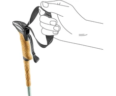 Trekking Poles LEKI MAKALU LITE, 90–125 cm, pilkas-žalias