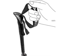 Trekking Poles LEKI SHERPA FX, 120–140 cm, juodas