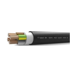 Tt_Cable Aliuminio power cable TT Cables N2XH-J RE. 5 x 6 mm². 500 m