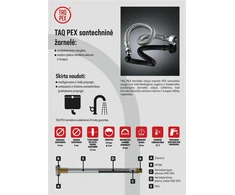 Maišytuvo žarnelė Tucai Taq Pex, M10, L15,5, V1/2”, 70 cm
