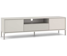 TV staliukas „Top E Shop“ RTV KAMARO 160 SLIM/GL CASMERE COLOUR