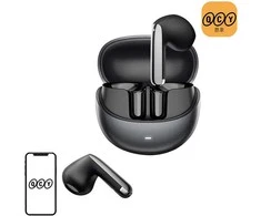 Ausinės TWS QCY HT 10 pro, ANC (juoda)