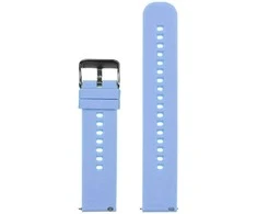 Pacific U27 rubber watch strap - light violetinė/juodas - 18mm