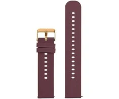 Pacific U27 rubber watch strap - violetinė/rosegold - 18mm